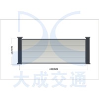 佛山大成交通设施厂家 钢板围挡A1-1款围挡 施工工程围蔽